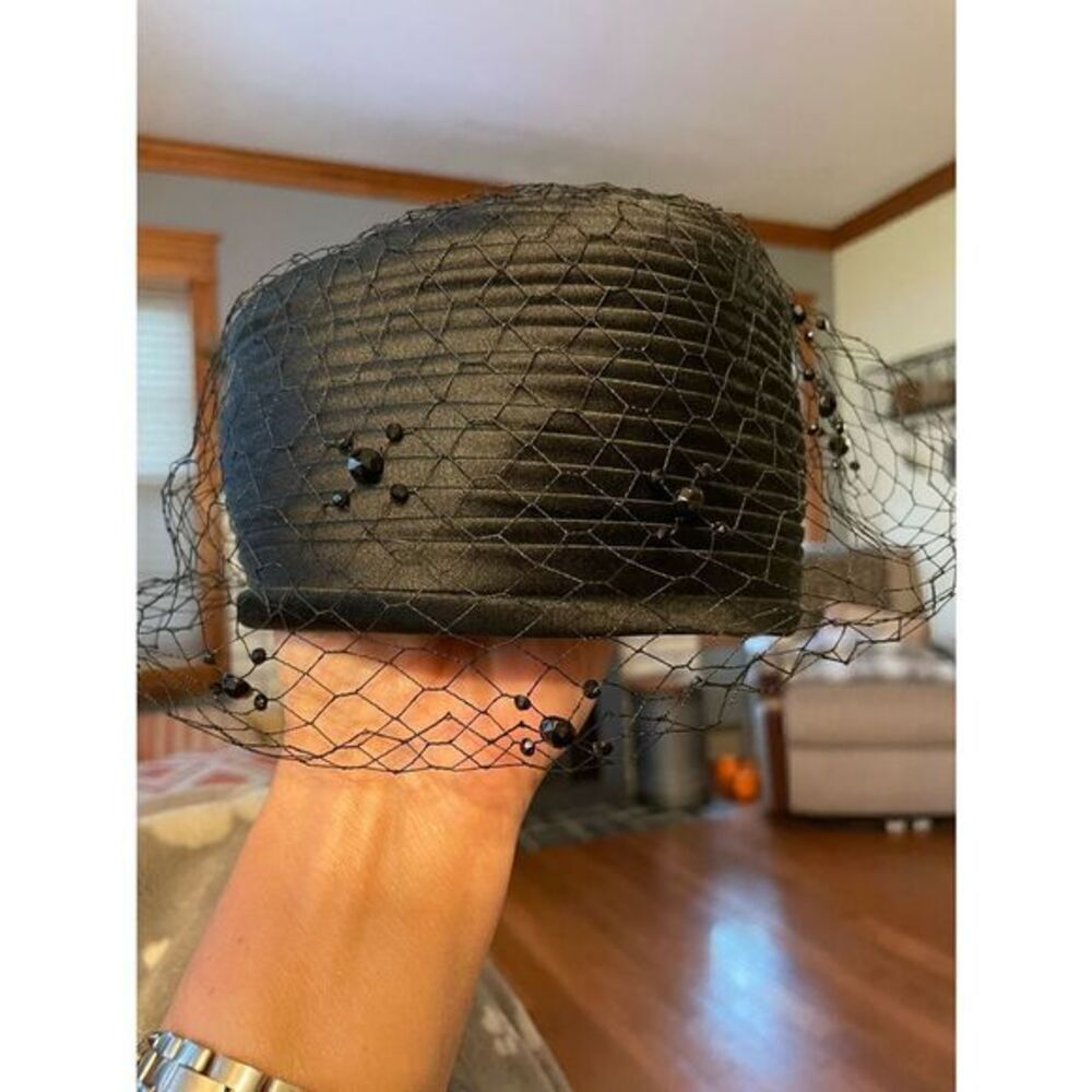 Vintage Cecile Lorraine Black Hat